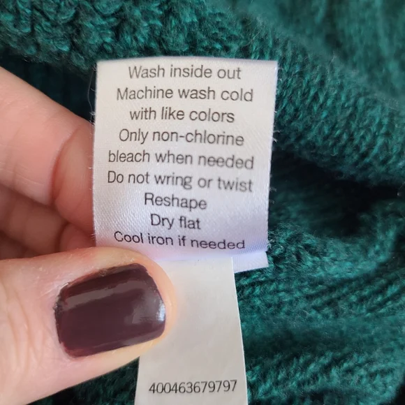 Dark Green Sonoma Sweater Women's size Medium - Picture 7 of 9